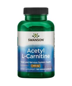 Swanson - Acetyl L-Carnitine, 500 mg - 100 capsules
