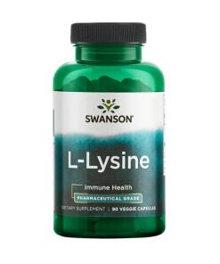 Swanson - AjiPure L-Lysine, 500 mg - 90 capsules