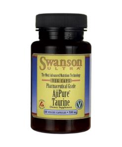 Swanson - AjiPure Taurine, 500 mg - 60 vegetarische capsules