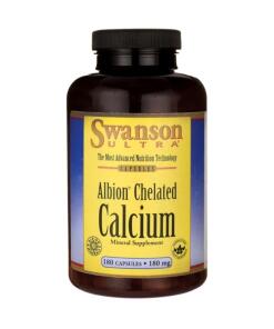 Swanson - Albion Calcium, 180 mg - 180 capsules