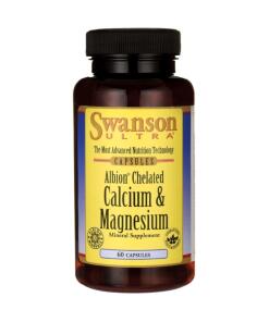 Albion Chelated Calcium & Magnesium - 60 caps