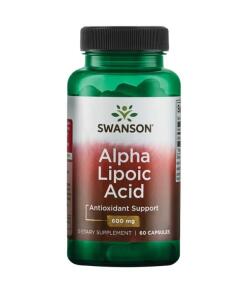 Acide alpha lipoïque, 600mg - 60 caps