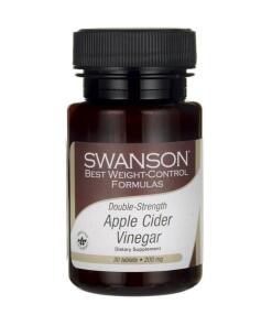 Swanson - Appelciderazijn, 200 mg Dubbele Sterkte - 30 Tabletten