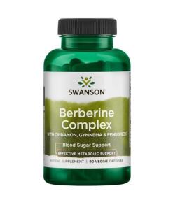 Complexe de Berberine avec Cannelle, Gymnema & Fenugrec - 90 vcaps