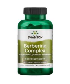 Complexe de Berberine avec Cannelle, Gymnema & Fenugrec - 90 vcaps