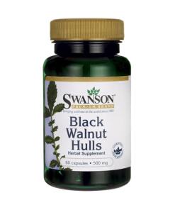 Swanson - Volledig Spectrum Zwarte Walnootschil, 500 mg - 60 Capsules