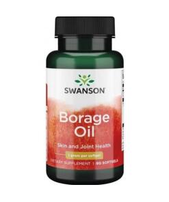Swanson - Borageolie, 1000 mg - 60 Zachte Capsules