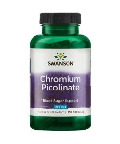 Swanson - Chroompicolinaat, 200 mcg - 200 capsules