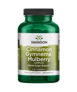 Swanson - Kaneel Gymnema Loquat Complex - 120 capsules