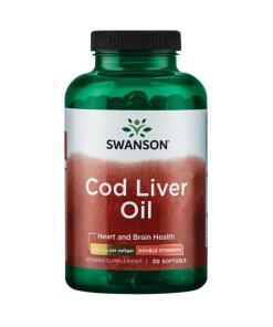 Swanson - Kabeljauwleverolie, 700 mg Dubbele Sterkte - 30 Zachte Capsules