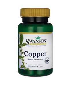Swanson - Koper, 2 mg - 300 tabletten