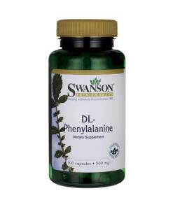 Swanson - DL-Fenylalanine, 500 mg - 100 capsules