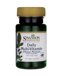 Multi-Vitamine quotidienne sans minéraux - 30 vcaps