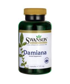 Swanson - Damiana, 510 mg - 100 capsules