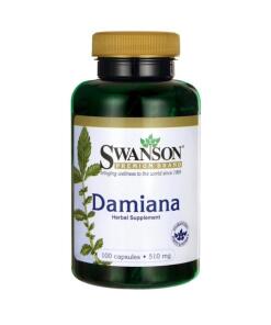 Damiana, 510mg - 100 caps