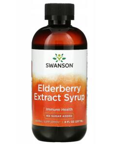 Sirop d'extrait de sureau Swanson - 237 ml