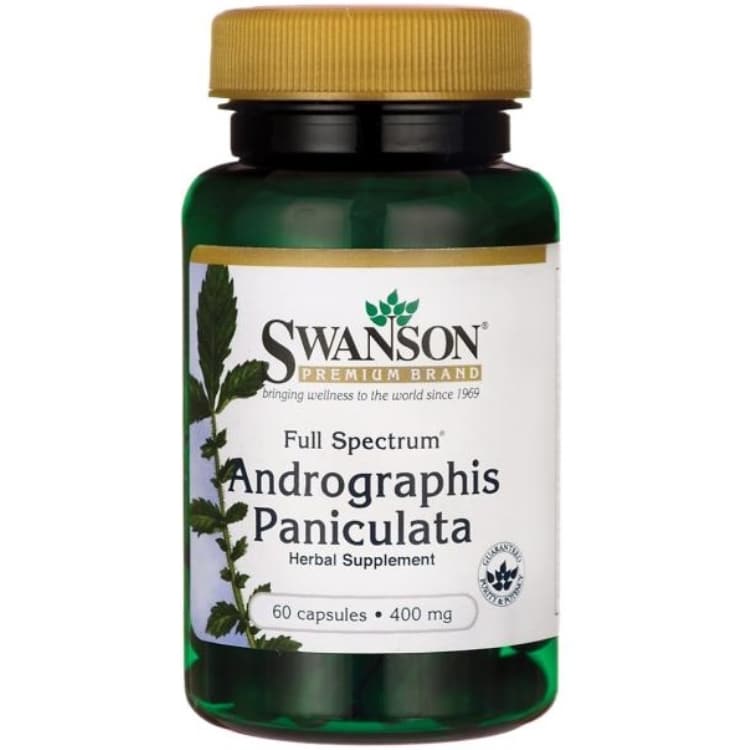 Swanson - Volledig Spectrum Andrographis Paniculata, 400 mg - 60 Capsules
