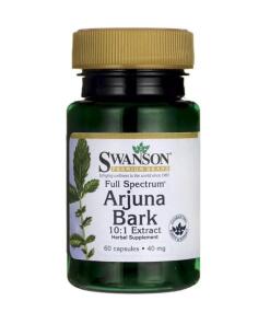 Swanson - Volledig Spectrum Arjuna Schors (10:1) Extract, 40 mg - 60 Capsules