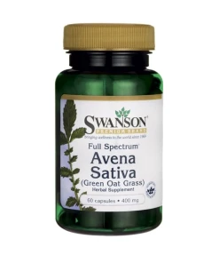 Full Spectrum Avena Sativa (Green Oat Grass), 400mg - 60 caps