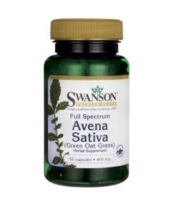 Full Spectrum Avena Sativa (Green Oat Grass), 400mg - 60 caps