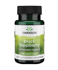 Swanson - Volledig Spectrum Zwarte Framboos, 425 mg - 60 Capsules