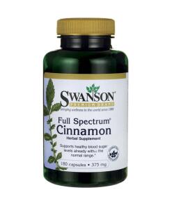 Swanson - Volledig Spectrum Kaneel, 375 mg - 180 Capsules