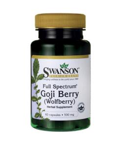 Swanson - Volledig Spectrum Gojibes, 500 mg - 60 Capsules