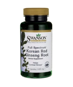 Full Spectrum Korean Red Ginseng Root, 400mg - 90 caps