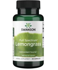 Swanson - Citronnelle à Spectre Complet, 400mg (EAN 087614119311) - 60 gélules