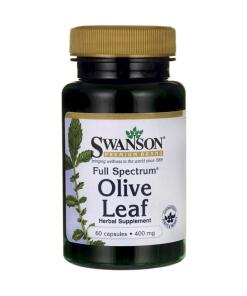Swanson - Volledig Spectrum Olijfbladextract, 400 mg - 60 Capsules