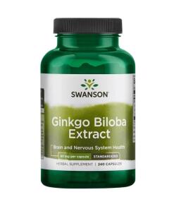 Extrait de Ginkgo Biloba 24%, 60mg - 240 gélules