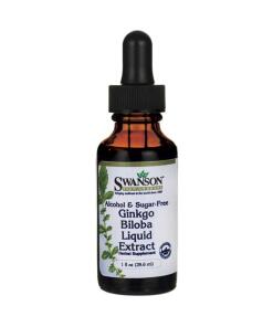 Extrait liquide de Ginkgo Biloba, sans alcool et sans sucre - 29 ml.