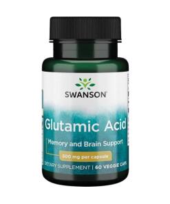 Acide Glutamique, 500mg - 60 vcaps