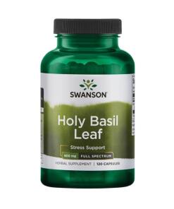 Basilic sacré feuille, 800mg - 120 caps
