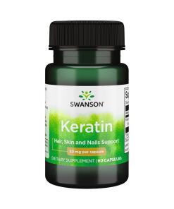 Swanson - Keratine 50 mg, 60 capsules