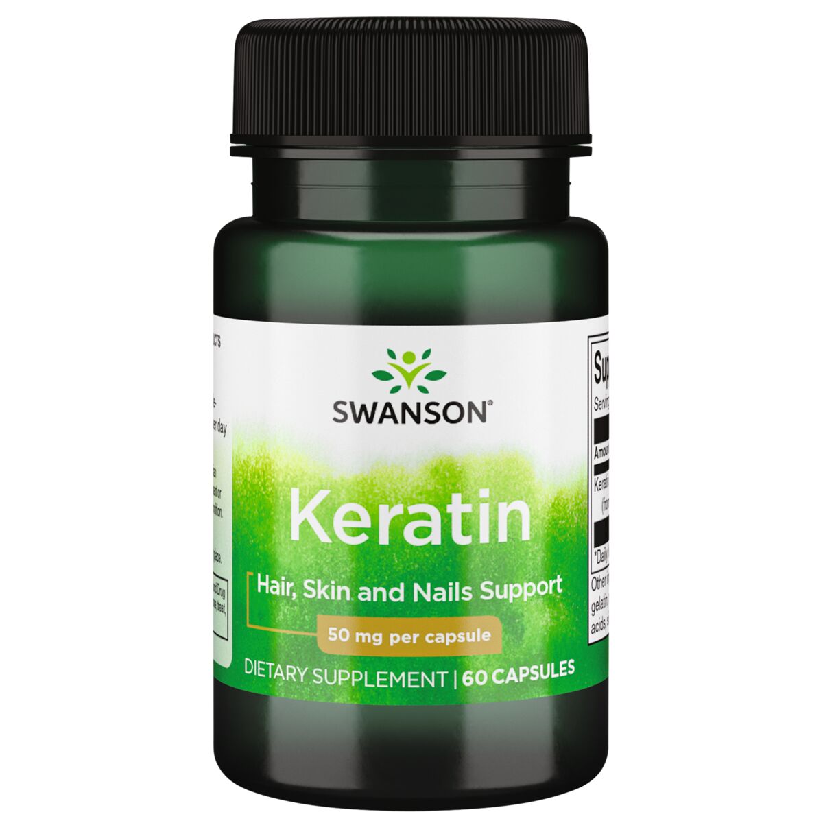 Swanson - Keratine 50 mg, 60 capsules