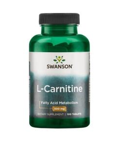 Swanson - L-Carnitine, 500 mg - 100 tabletten