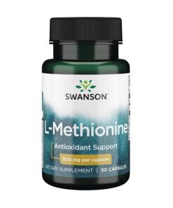 Swanson - L-Methionine, 500 mg - 30 capsules