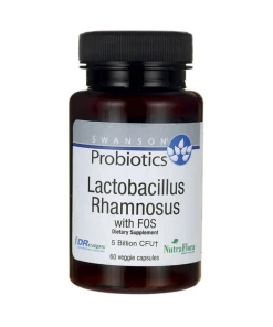 Swanson - Lactobacillus Rhamnosus met FOS, 5 miljard CFU - 60 capsules