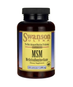 Swanson - MSM Methylsulfonylmethaan, 1000 mg - 120 capsules