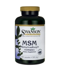 Swanson - MSM, 500 mg - 250 capsules