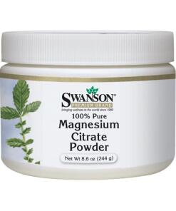 Citrate de magnésium, 100% Poudre pure - 244g