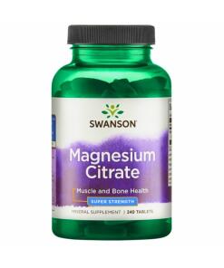 Citrate de magnésium, 225mg Super-Fort - 240 comprimés