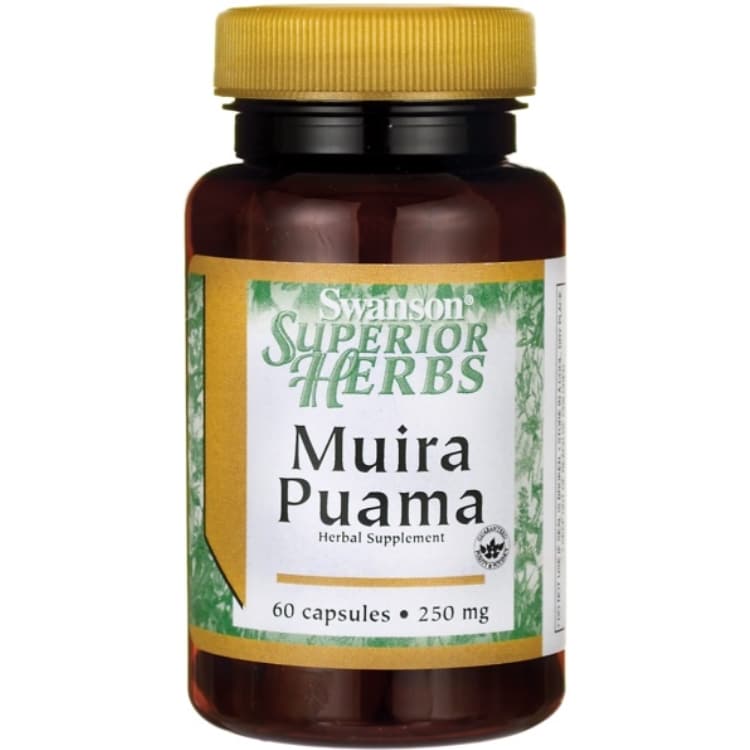 Swanson - Muira Puama, 250 mg (10:1) - 60 capsules