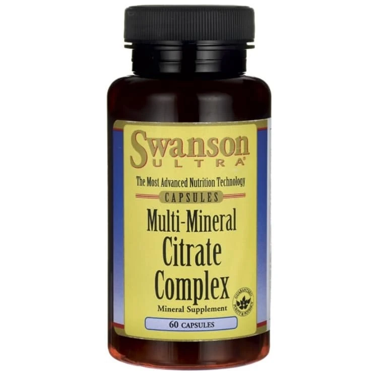 Swanson - Citraat Mineraalcomplex - 60 capsules