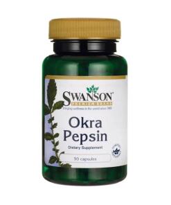 Swanson - Okra Pepsine - 90 capsules