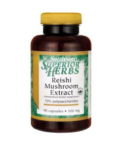 Extrait de champignon Reishi, 500mg - 90 gélules