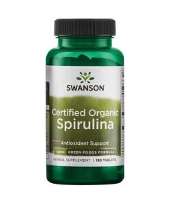 Swanson - Biologische Spirulina - 180 tabletten