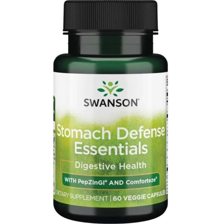 Stomach Defense Essentials avec PepZinGI et Comforteze - 60 vcaps