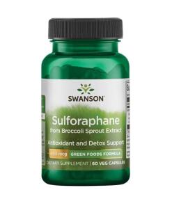 Swanson - Sulforafaan uit Broccolikiemextract, 400 mcg - 60 vegetarische capsules